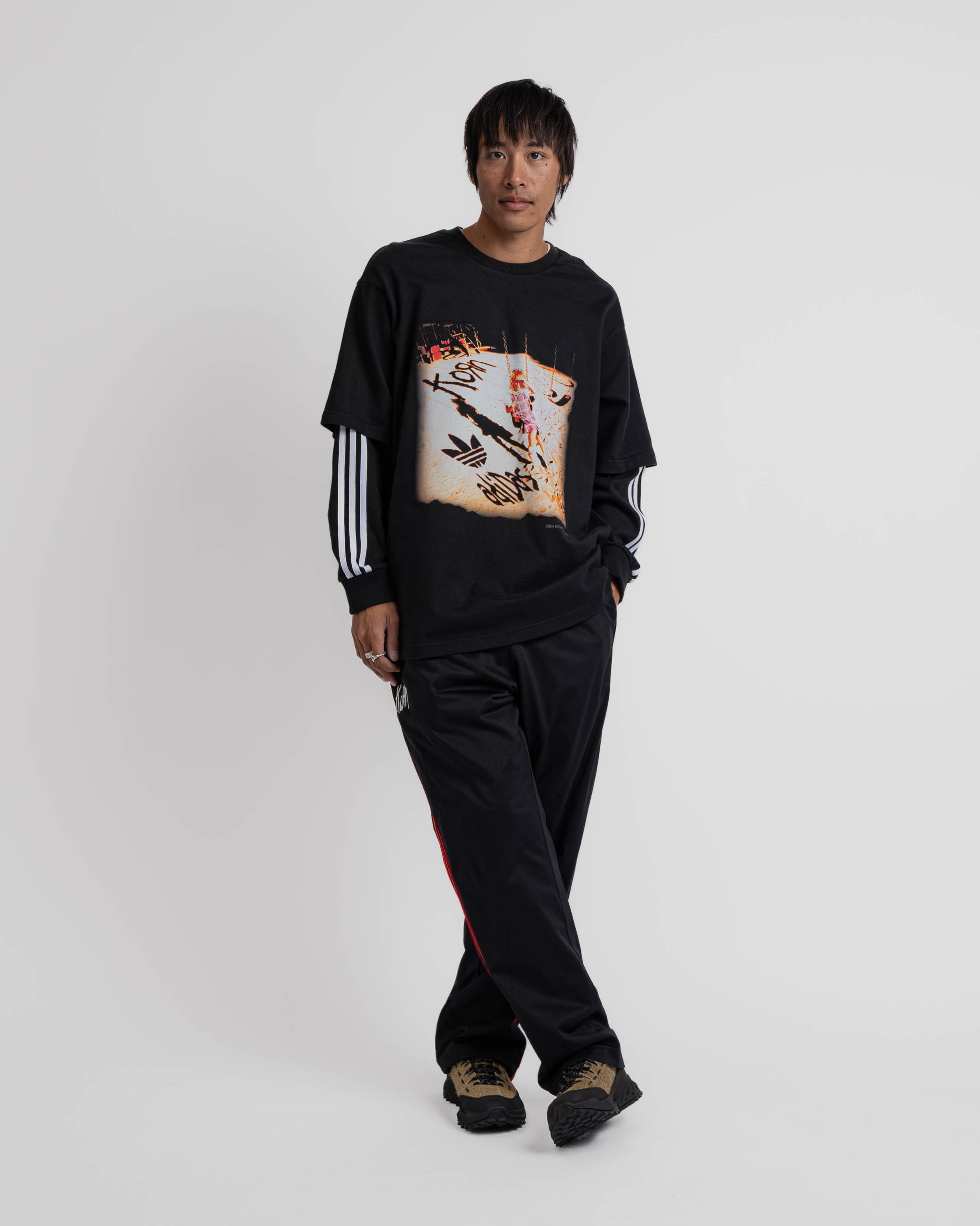 adidas originals x KORN LONGSLEEVE | Cyclismefsgt31Shops STORE | JG1338 |  Ténis adidas Solar Drive cinzento rosa azul